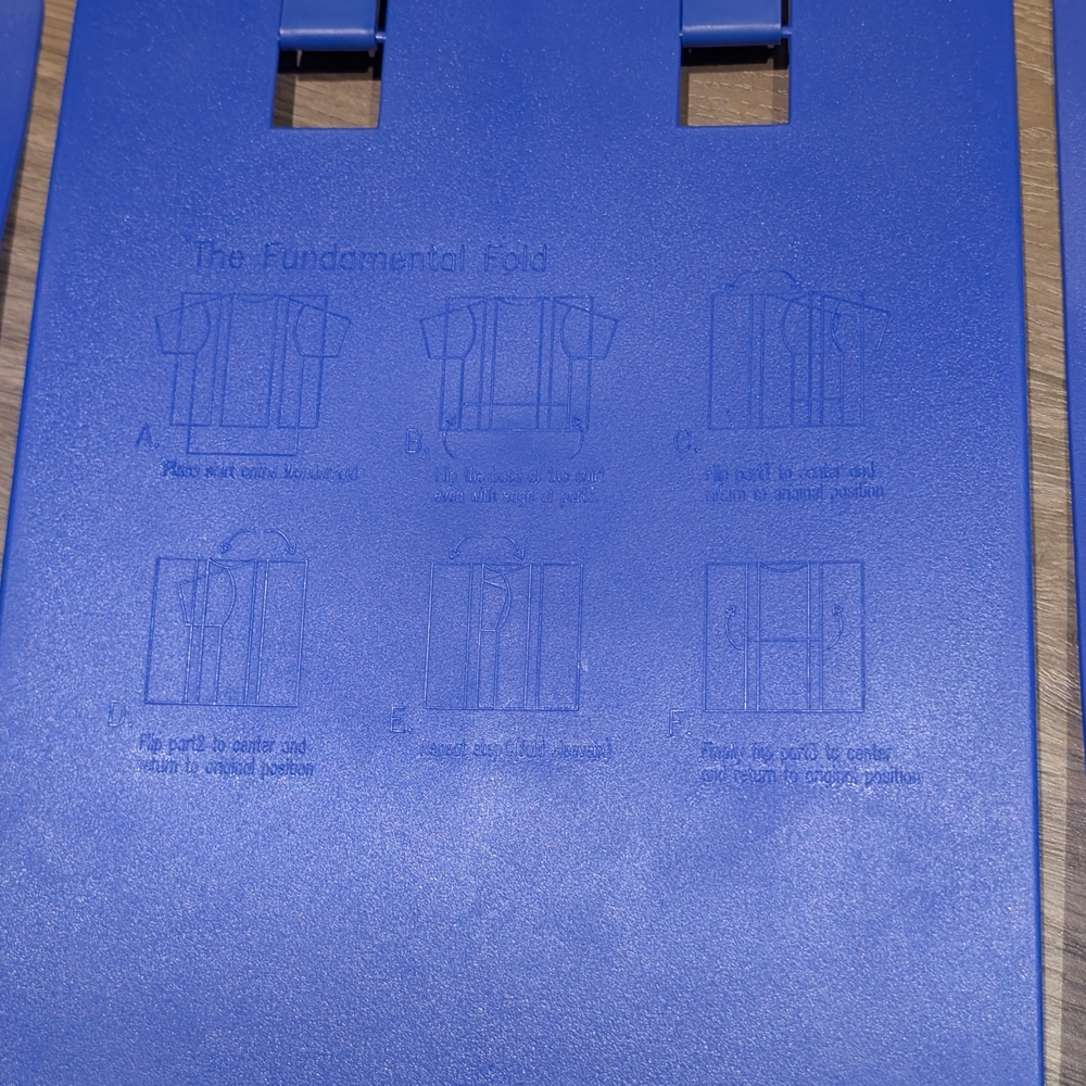 Blue Clothes Folder - Picture 3 of 5